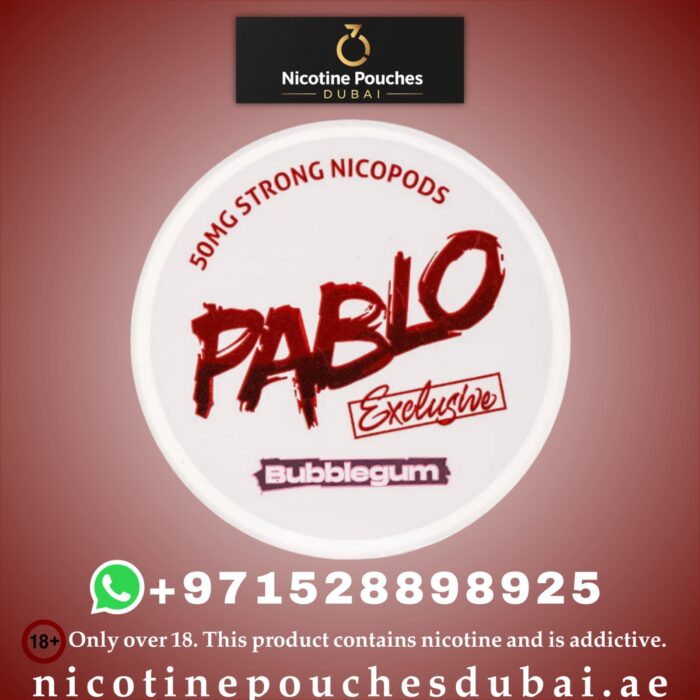 Pablo Bubblegum 50 mg nicotine pouches