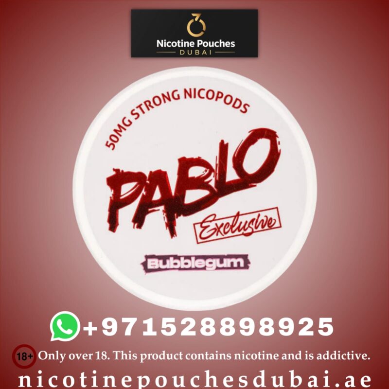 Pablo Bubblegum 50 mg nicotine pouches
