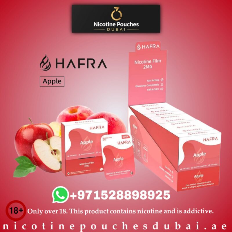 Hafra Apple Nicotine Pouches 2% Dubai