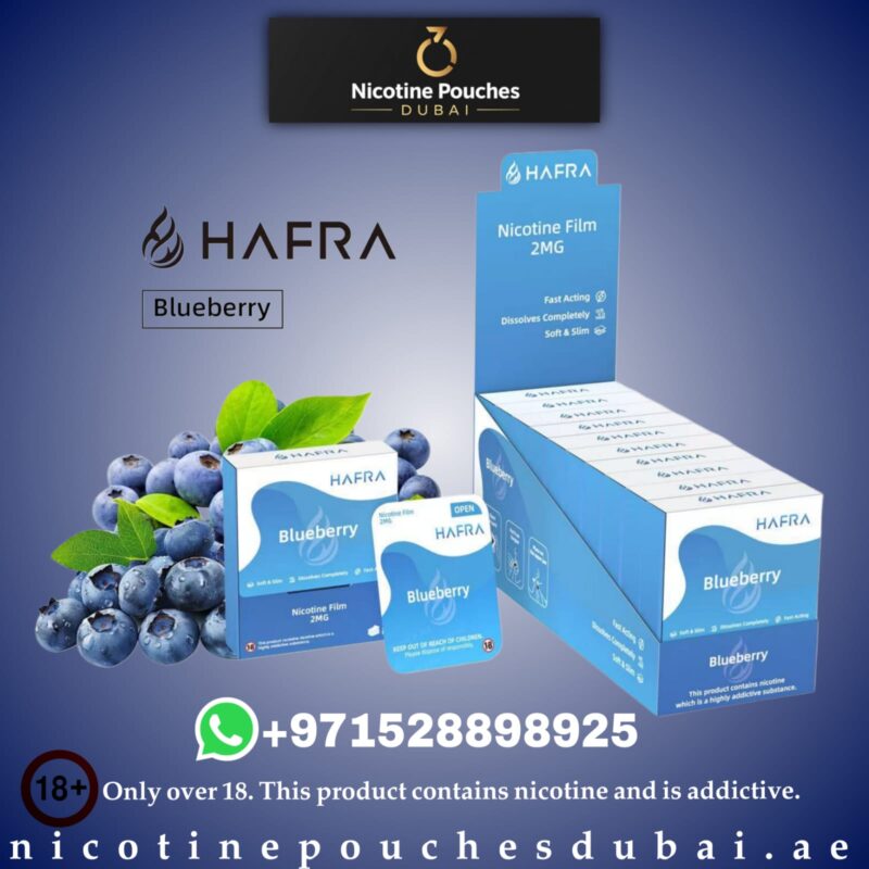 Hafra Blueberry Nicotine Pouches 2%