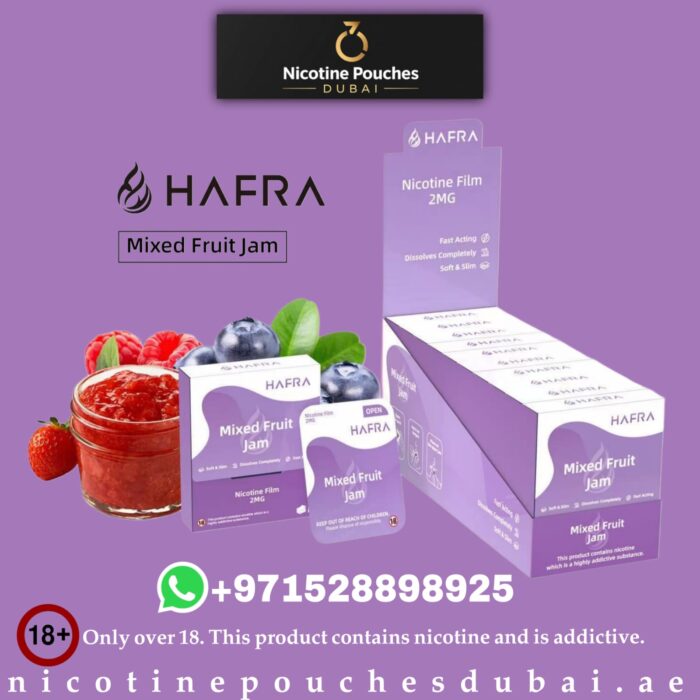 Hafra Mix Fruit Jam Nicotine Pouches 2%