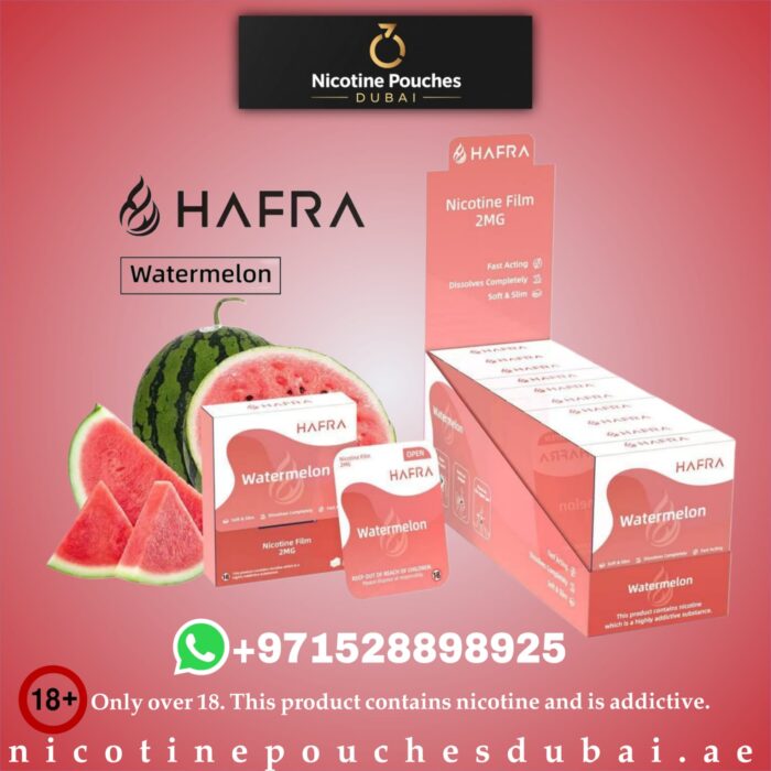 Hafra Watermelon Nicotine Pouches 2% Dubai