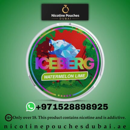 Iceberg Watermelon Lime Gum Nicotine Pouches Ultra (50MG) Dubai