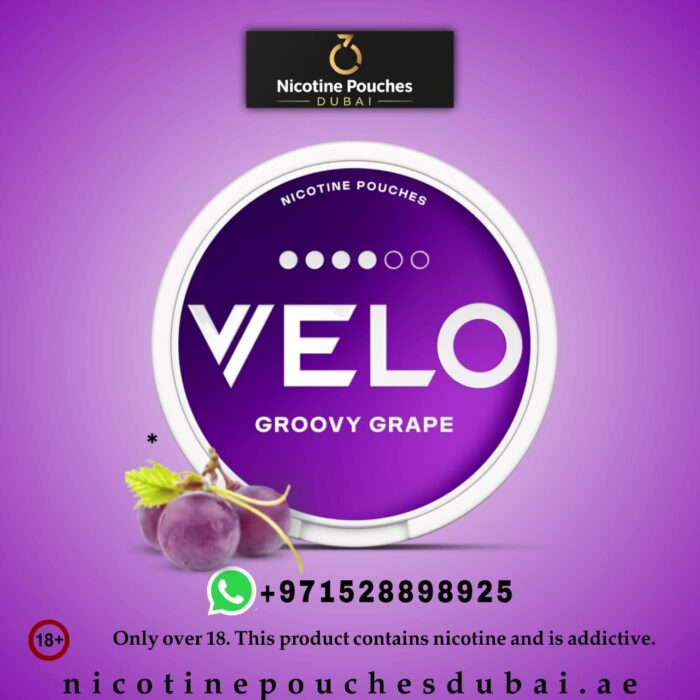Velo Groovy Grape Nicotine Pouches 10.8mg in Dubai