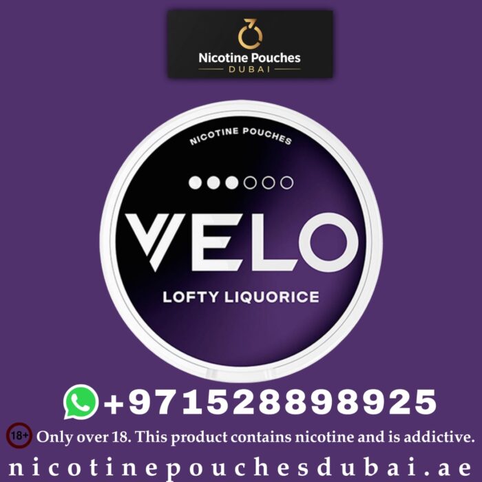 Velo Lofty Liquorice Nicotine Pouches 10mg