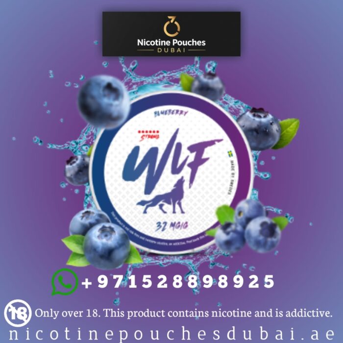 WLF Blueberry Nicotine Pouches in Dubai
